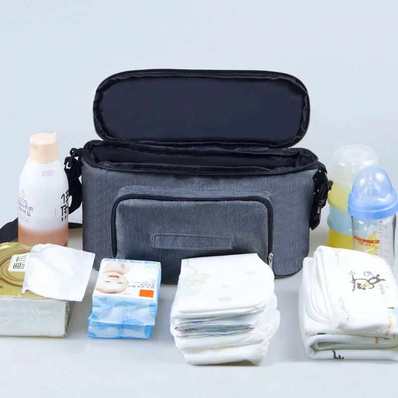 sac à langer gris effets bébé