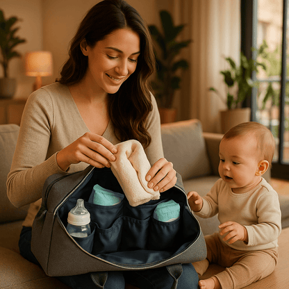 sac a langer travelibag avec plusieurs porches