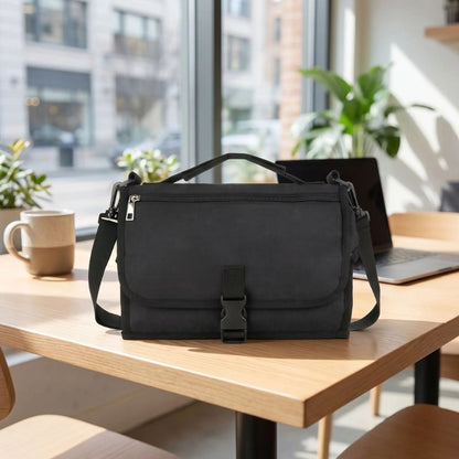 sac à langer vu profil confort nomade noir